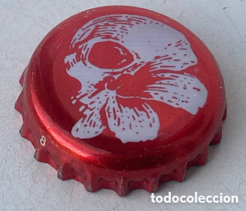 Coleccionismo de cervezas: TAP&Oacute;N CORONA CHAPA BOTTLE CAP BEER CERVEZA ARTESANA HOBAC BRUNA.BARCELONA--LOTE N. 4080--CARMANJO