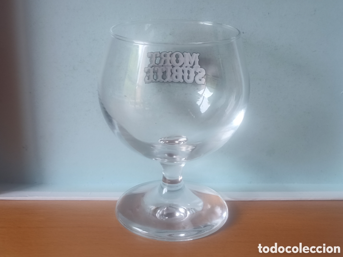 Coleccionismo de cervezas: Vaso cerveza Mort Subite - Foto 2