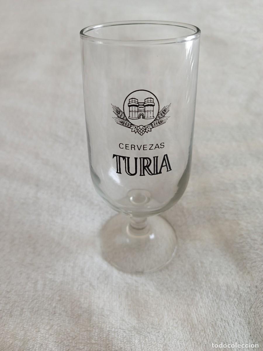 Coleccionismo de cervezas: COPA CRISTAL CERVEZAS TURIA