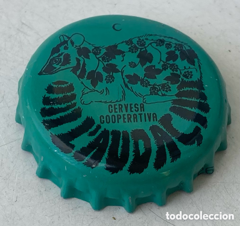 Coleccionismo de cervezas: CHAPA BOTTLE CAP TAPPI CERVEZA BIERE CERVESA ARTESANA L'AUDA&Ccedil;. CASTELL&Oacute;N--LOTE N. 4082--CARMANJO