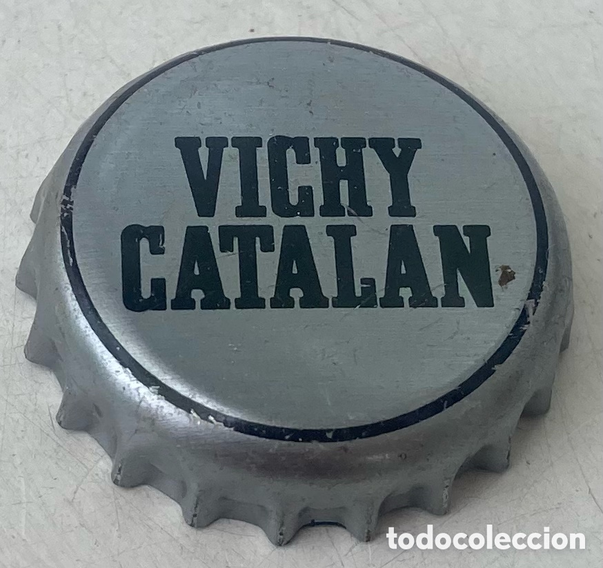 Coleccionismo de cervezas: CHAPA AGUA BOTTLE CAP TAP&Oacute;N CORONA CAPSULE AIGUA VICHY CATAL&Aacute;N (18).GIRONA --LOTE N. 4044---CARMANJO