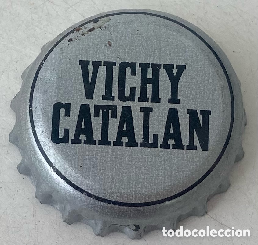 Coleccionismo de cervezas: CHAPA AGUA BOTTLE CAP TAP&Oacute;N CORONA CAPSULE AIGUA VICHY CATAL&Aacute;N (19).GIRONA --LOTE N. 4083---CARMANJO