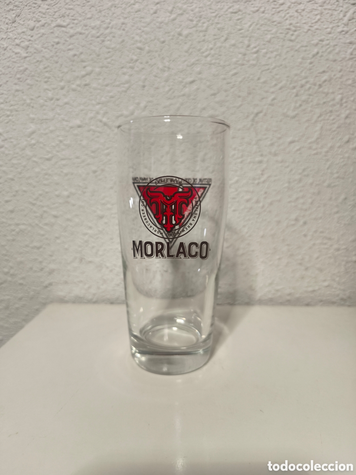 Coleccionismo de cervezas: Vaso cerveza Morlaco 25cl. - Foto 1