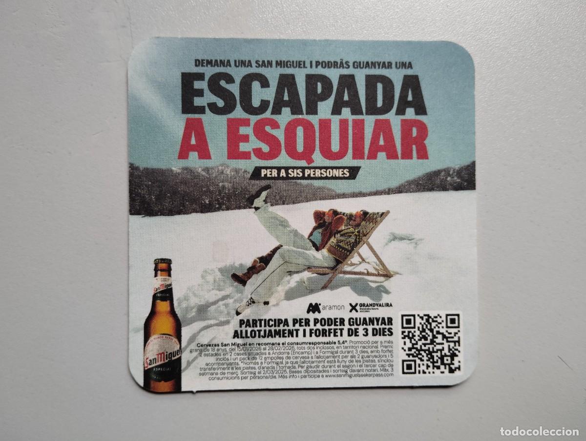 Coleccionismo de cervezas: POSAVASOS CERVEZA ESPA&Ntilde;A SAN MIGUEL. NUEVO