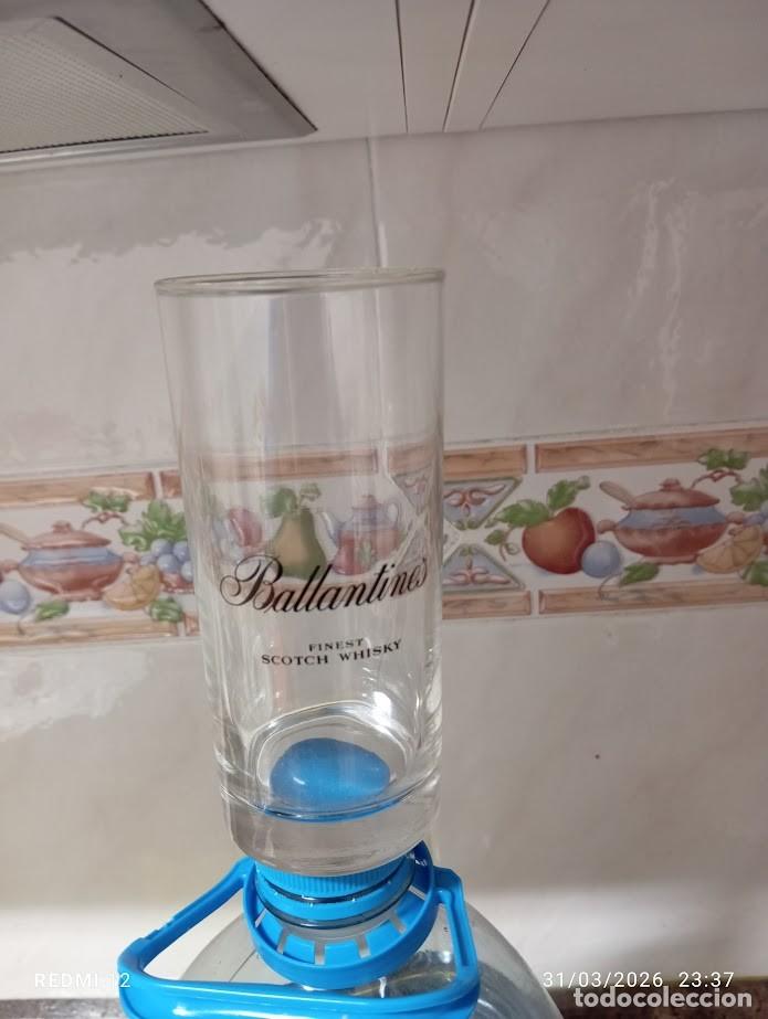 Coleccionismo de cervezas: VASO LARGO BALLANTINES SCOTCH WHISKY