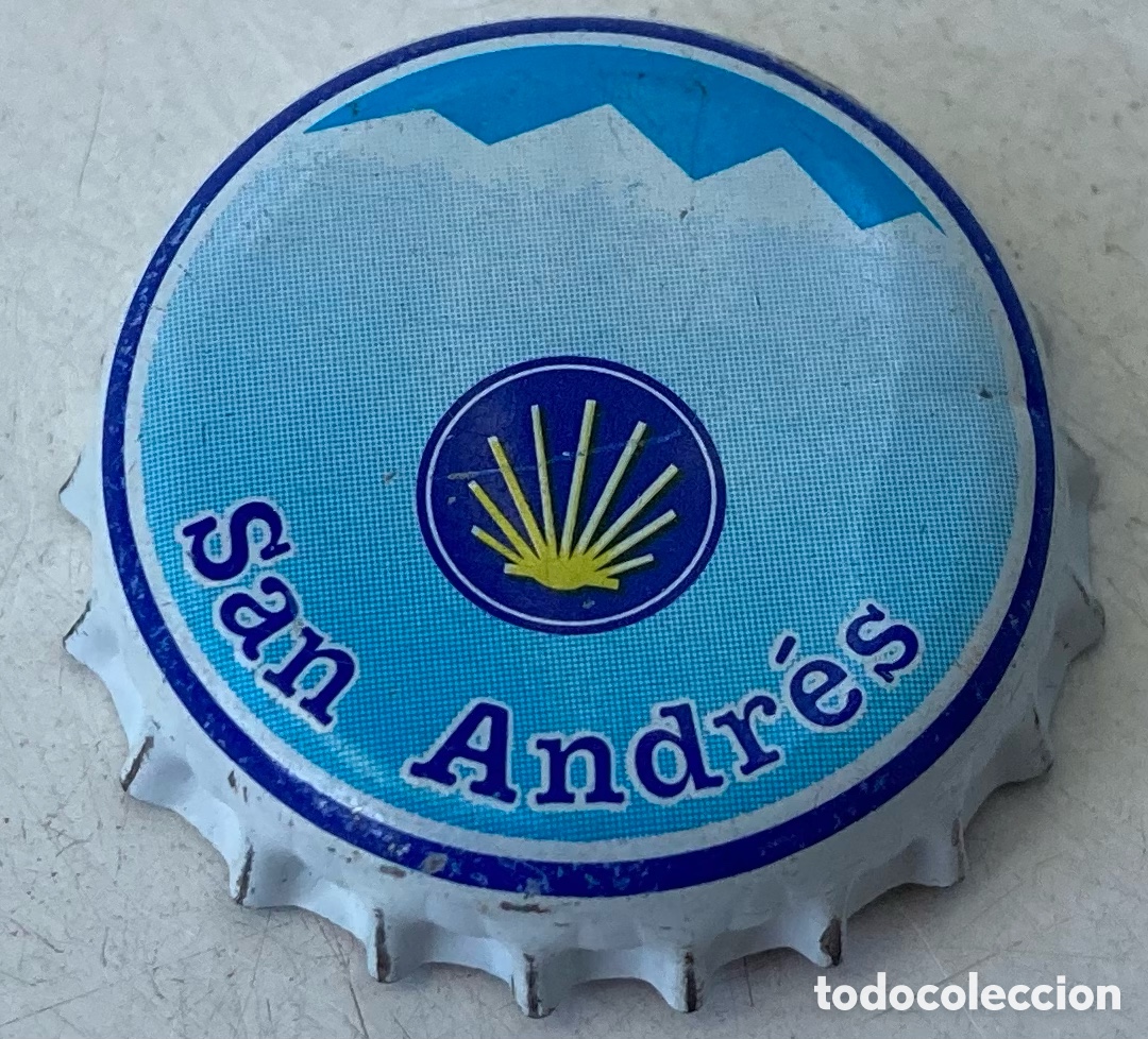 Coleccionismo de cervezas: BOTTLE CAP TAP&Oacute;N CORONA WATER CHAPA EAU WASSER AGUA SAN ANDR&Eacute;S.LE&Oacute;N.--LOTE N. 4094-CARMANJO