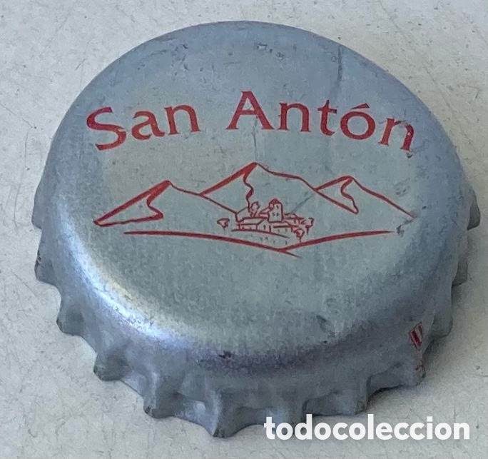 Coleccionismo de cervezas: CHAPA BOTTLE CAP TAP&Oacute;N CORONA EAU AGUA WATER SAN ANT&Oacute;N (3) ISLAS CANARIAS.--LOTE N. 4086--CARMANJO