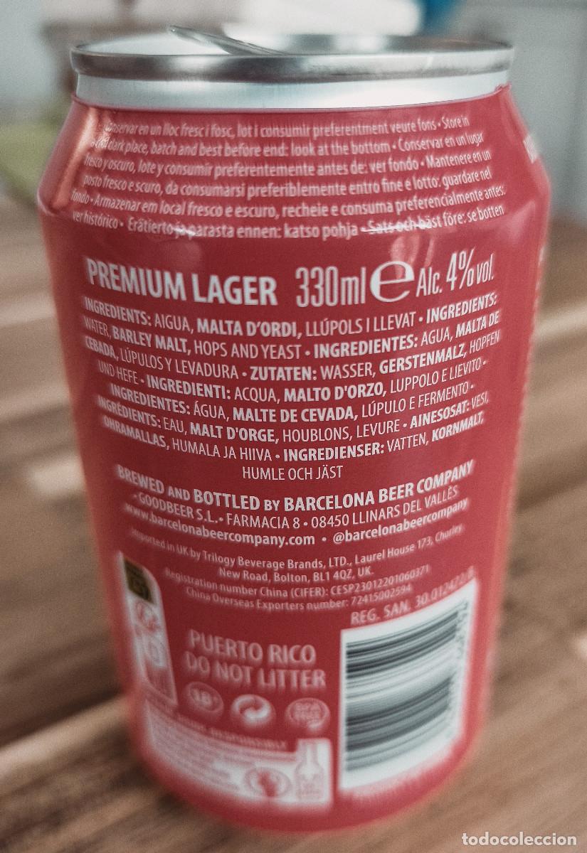Coleccionismo de cervezas: LATA CERVEZA - BARCELONA - Foto 2
