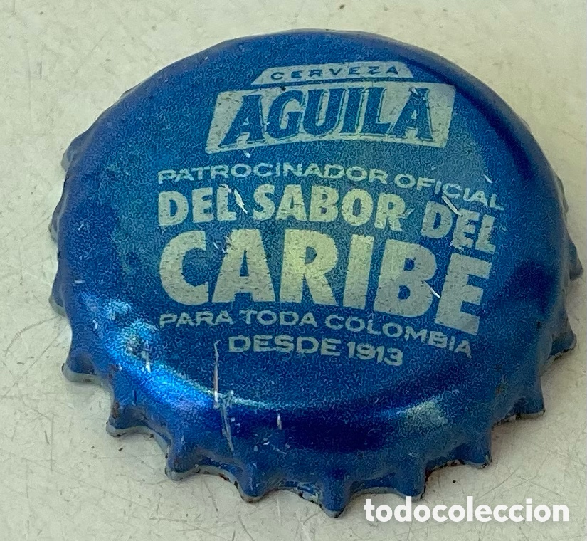 Coleccionismo de cervezas: TAP&Oacute;N CORONA BOTTLE CAP CHAPA BEER BIRRA PIVO BIERE CERVEZA AGUILA.COLOMBIA -LOTE N. 4096--CARMANJO