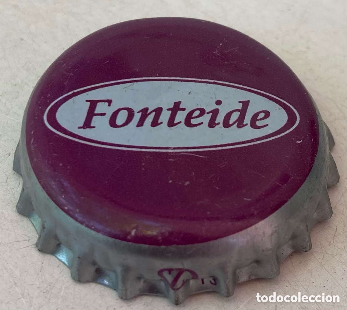 Coleccionismo de cervezas: TAP&Oacute;N CORONA CHAPA AGUA FONTEIDE (5).TENERIFE. I.CANARIAS.FAB.CHAPA:ZAPATA.--LOTE N.4098-CARMANJO