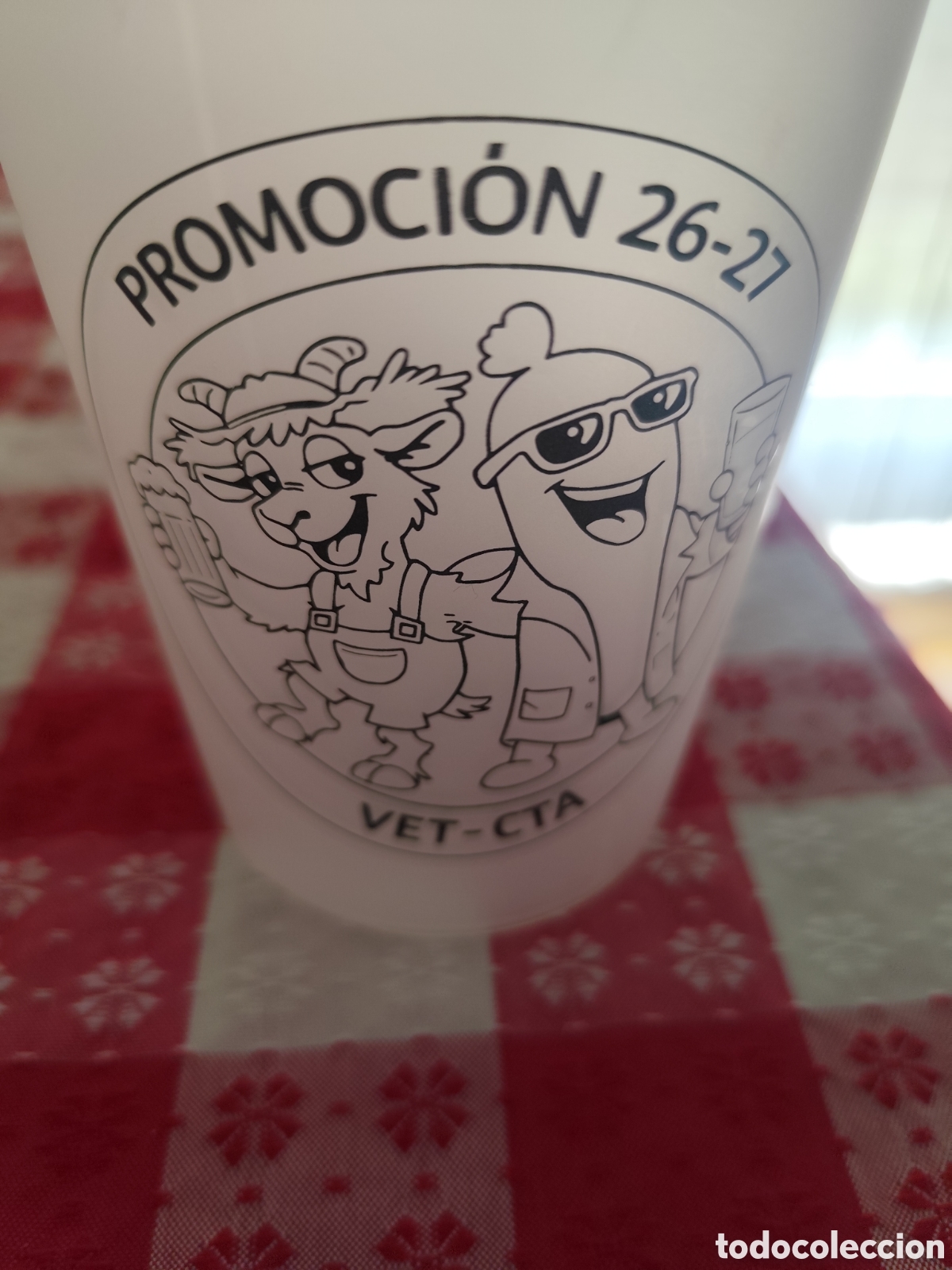 Coleccionismo de cervezas: Vaso universidad veterinaria Zaragoza