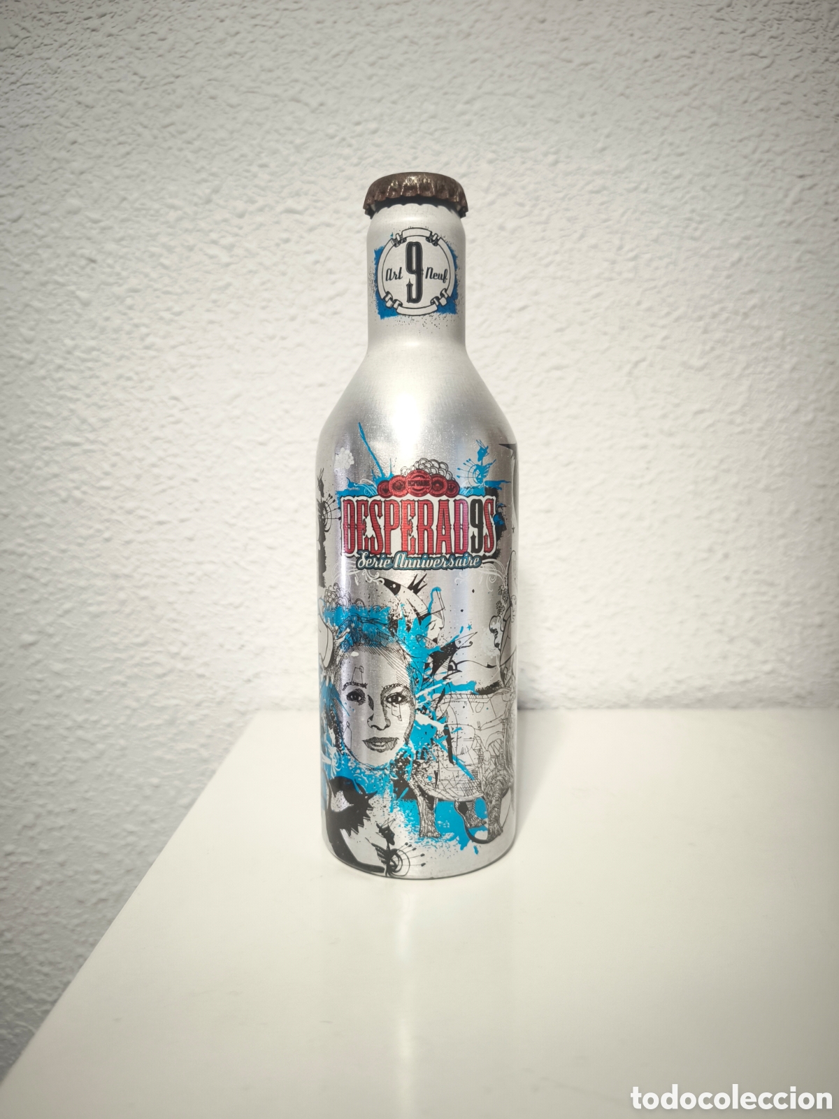 Coleccionismo de cervezas: Botella cerveza Desperados Aluminio