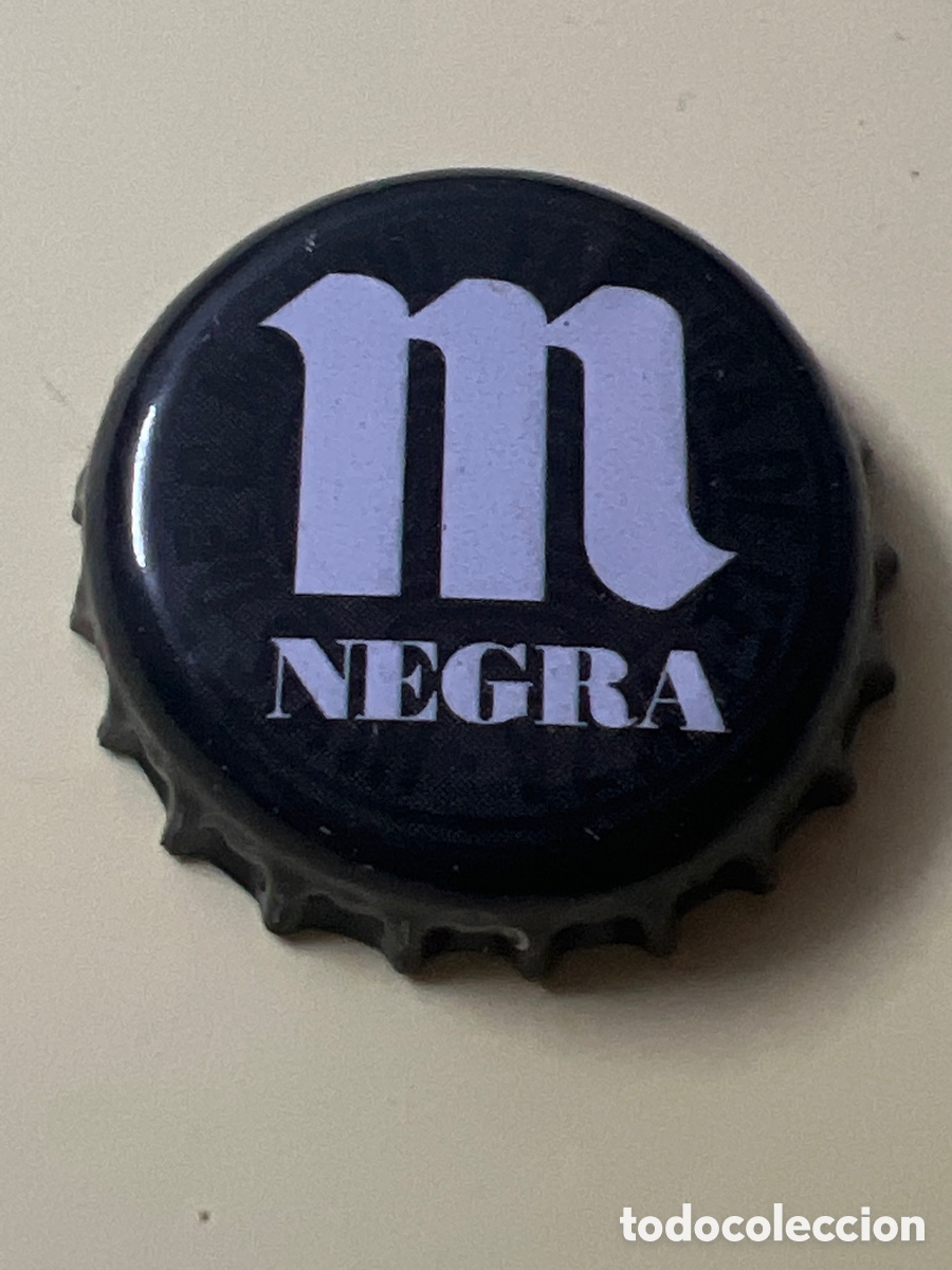 Coleccionismo de cervezas: T4/X5/P4. Chapa cerveza negra mahou