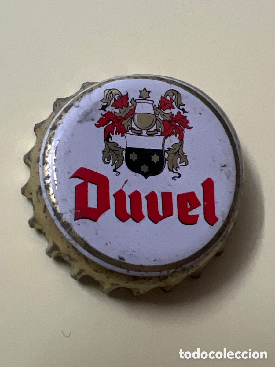 Coleccionismo de cervezas: T4/X5/G4. Chapa tap&oacute;n corona de la cerveza de B&eacute;lgica DUVEL