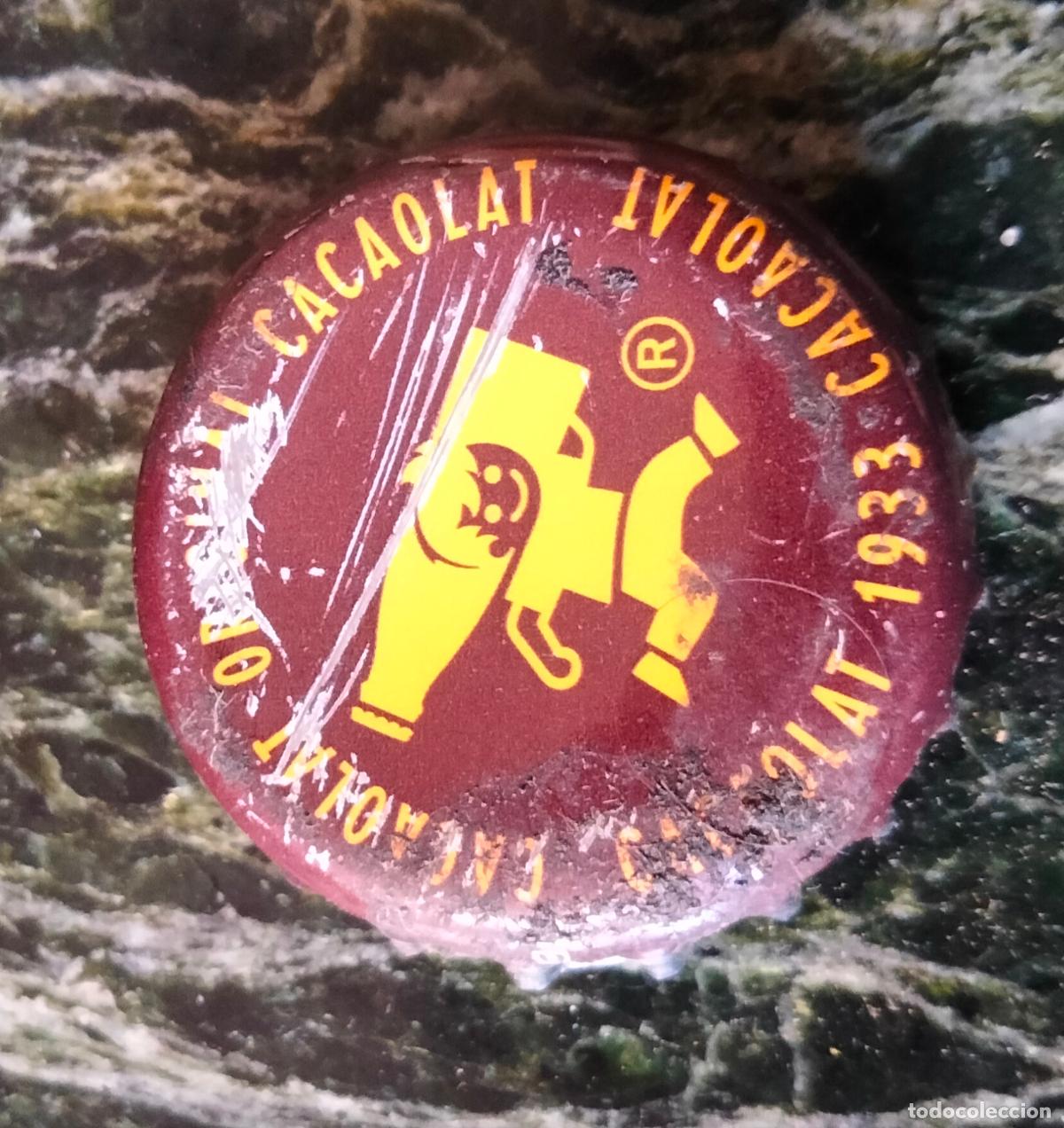 Coleccionismo de cervezas: Chapa corona Cacaolat