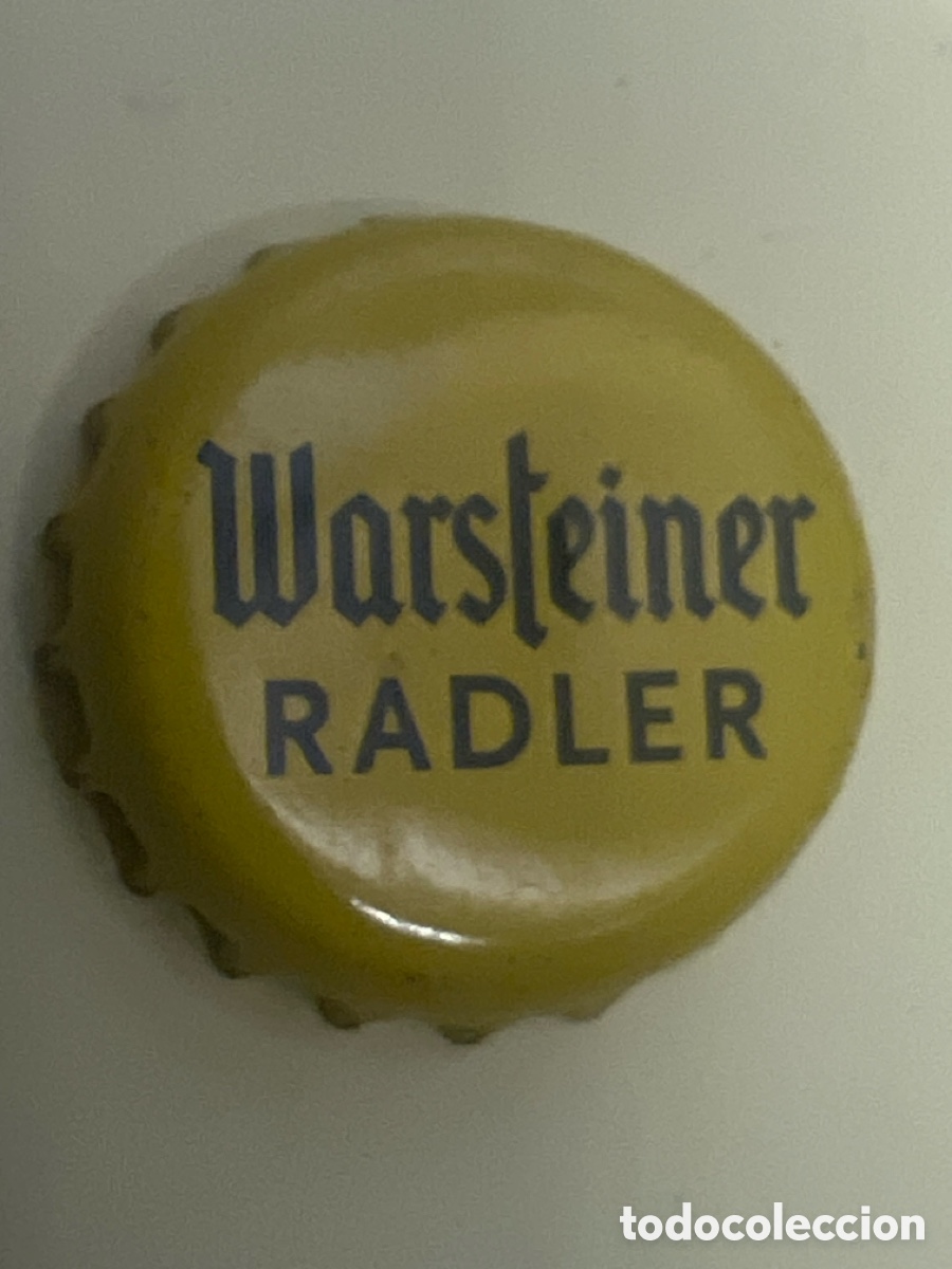 Coleccionismo de cervezas: T4/X16/A8/6. CHAPA CERVEZA - Chapa tap&oacute;n corona de la cerveza alemana WARSTEINER RADLER