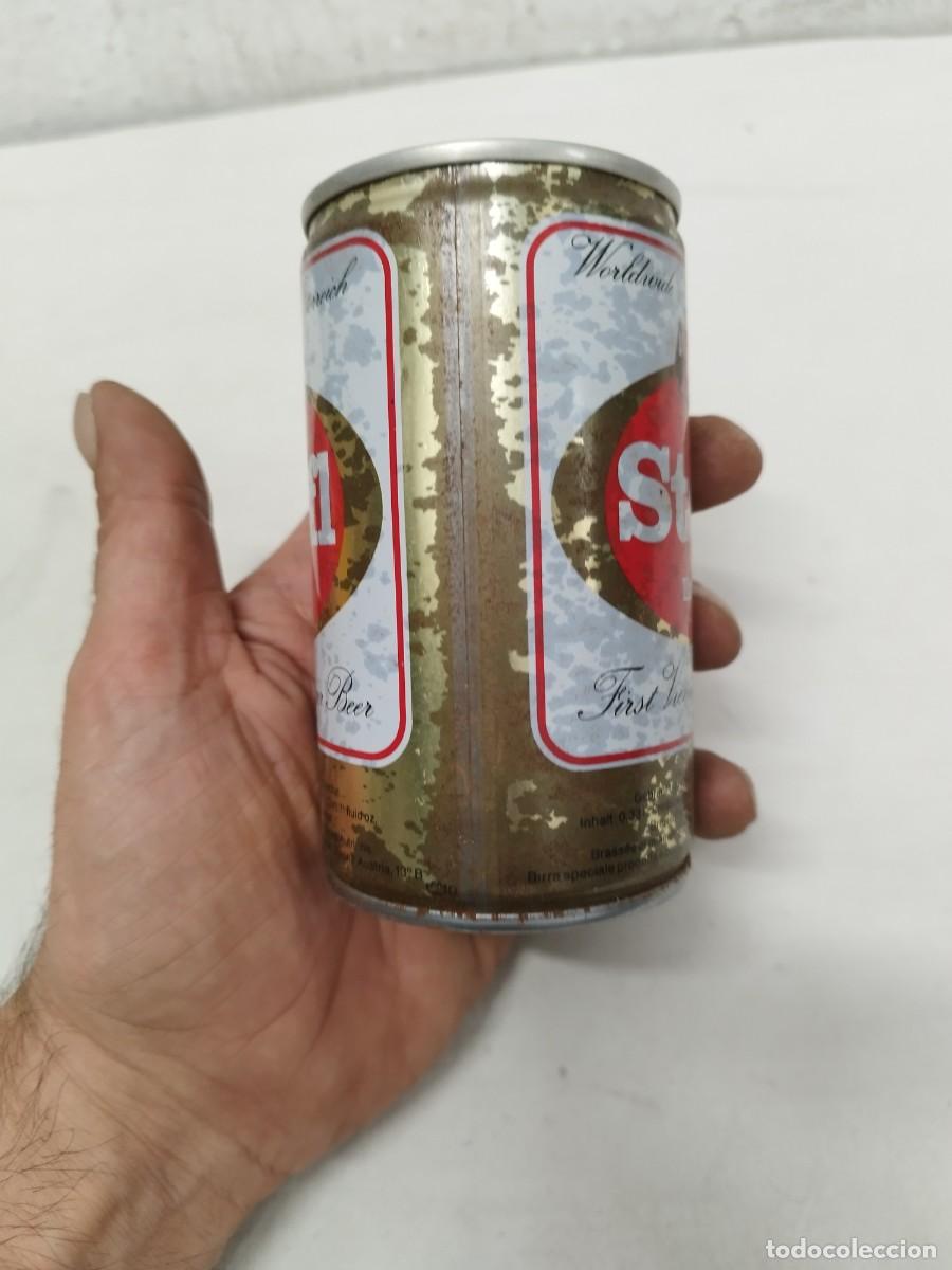 Coleccionismo de cervezas: Antigua lata de cerveza. - Foto 4