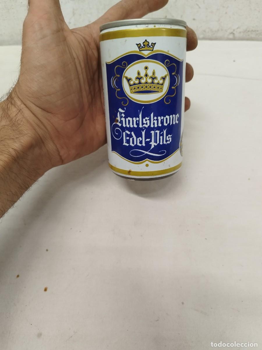 Coleccionismo de cervezas: Antigua lata de cerveza.