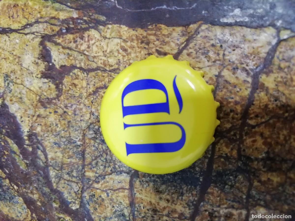 Coleccionismo de cervezas: CHAPA CERVEZA UNI&Oacute;N DEPORTIVA LAS PALMAS.