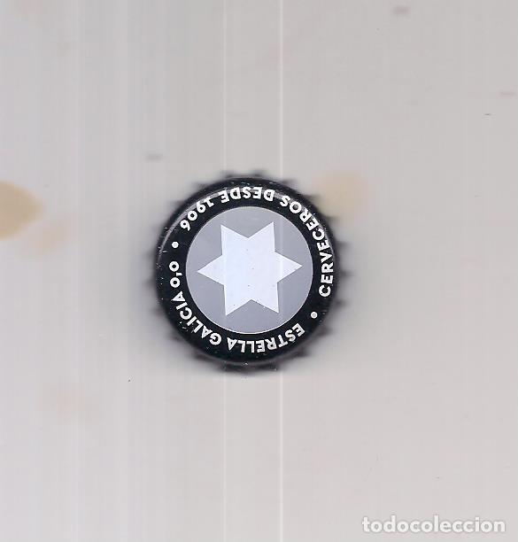 Coleccionismo de cervezas: 1 chapa estrella galicia negra fact NB