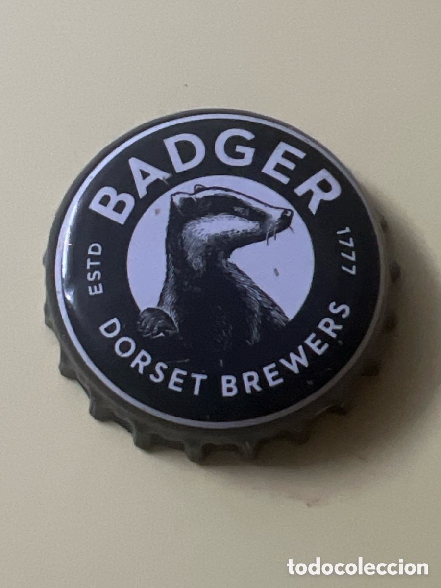 Coleccionismo de cervezas: T4/X12/P1. CHAPA CERVEZA - BADGER - REINO UNIDO