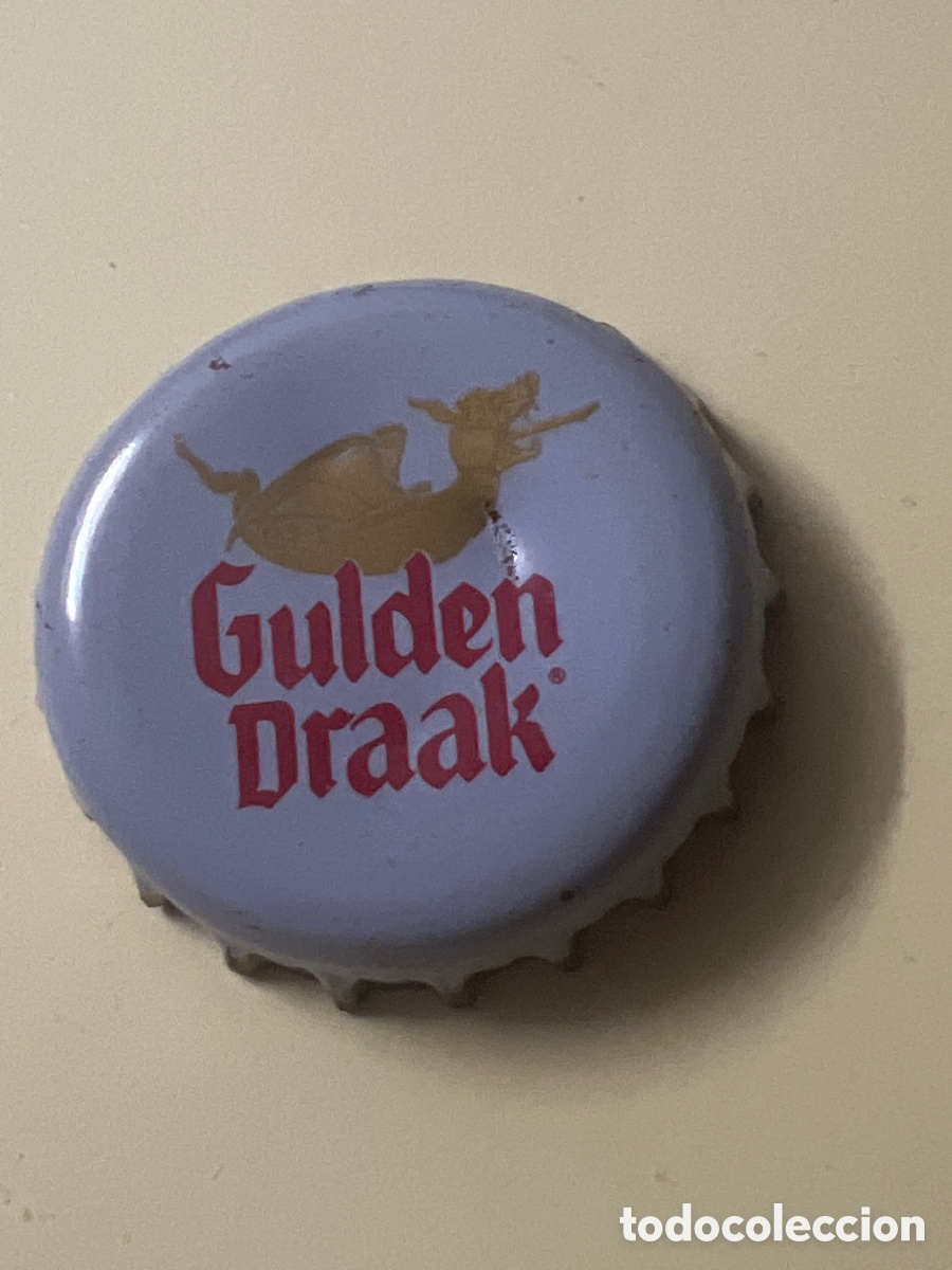 Coleccionismo de cervezas: T4/X14/F2. CHAPA TAPON CERVEZA DE BELGICA GULDEN DRAAK