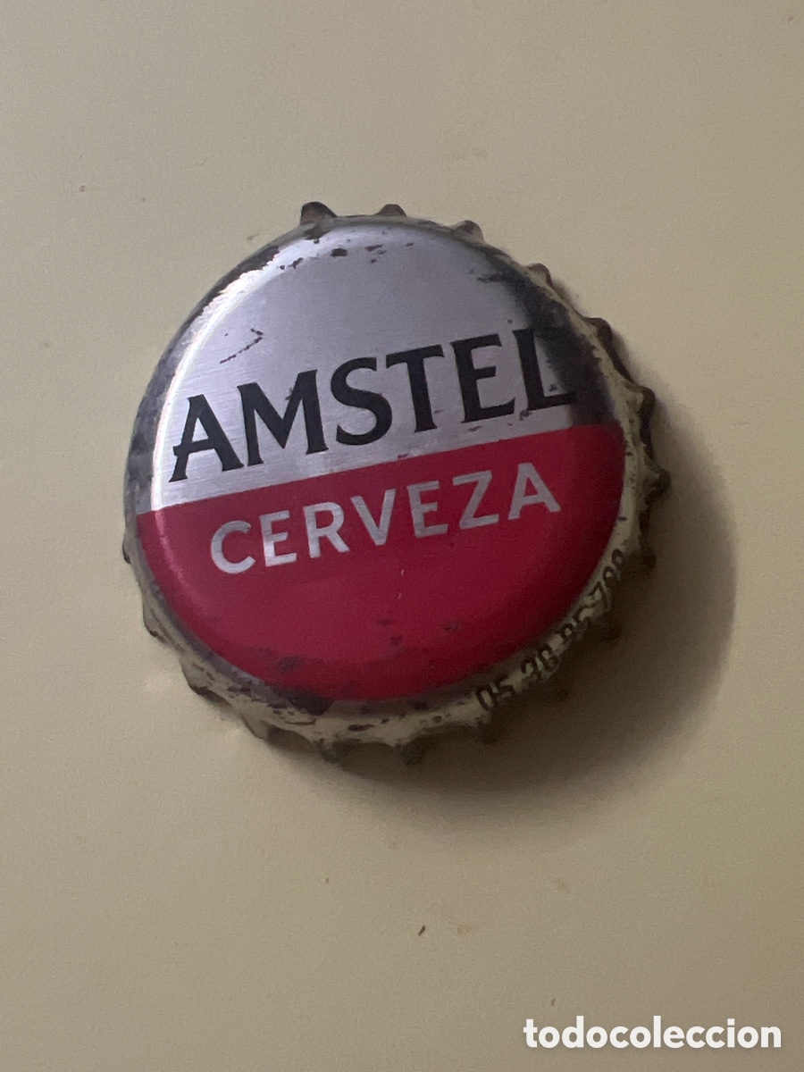 Coleccionismo de cervezas: T4/X14/F4. AMSTEL CERVEZA. CHAPA CERVEZA. CHAPA - TAPA - CORONA - CAPS- TAPON - GORRA.