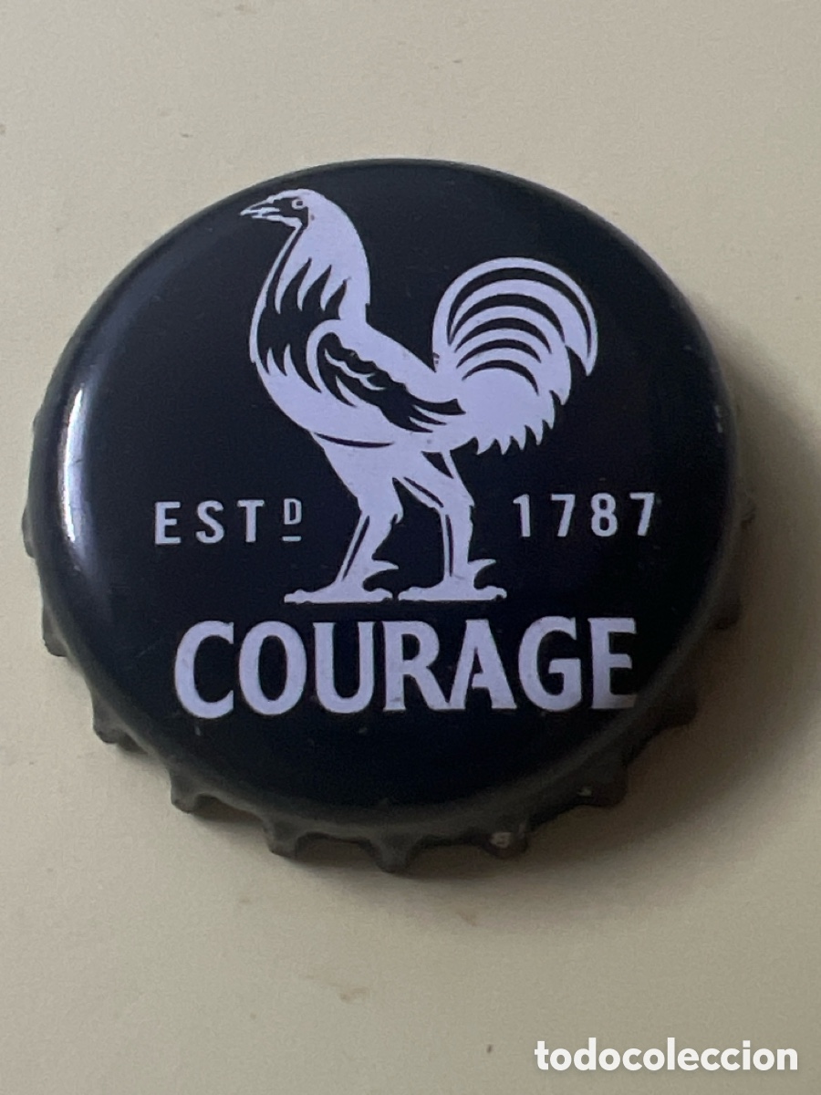 Coleccionismo de cervezas: T4/X14/G4. CHAPA CERVEZA - Courage Bottle Top Magnets - From The Pint Glass Company