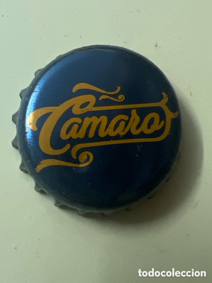 Coleccionismo de cervezas: T4/X14/H1. Chapa tap&oacute;n corona de la cerveza alemana CAMARO (Supermercados LIDL)