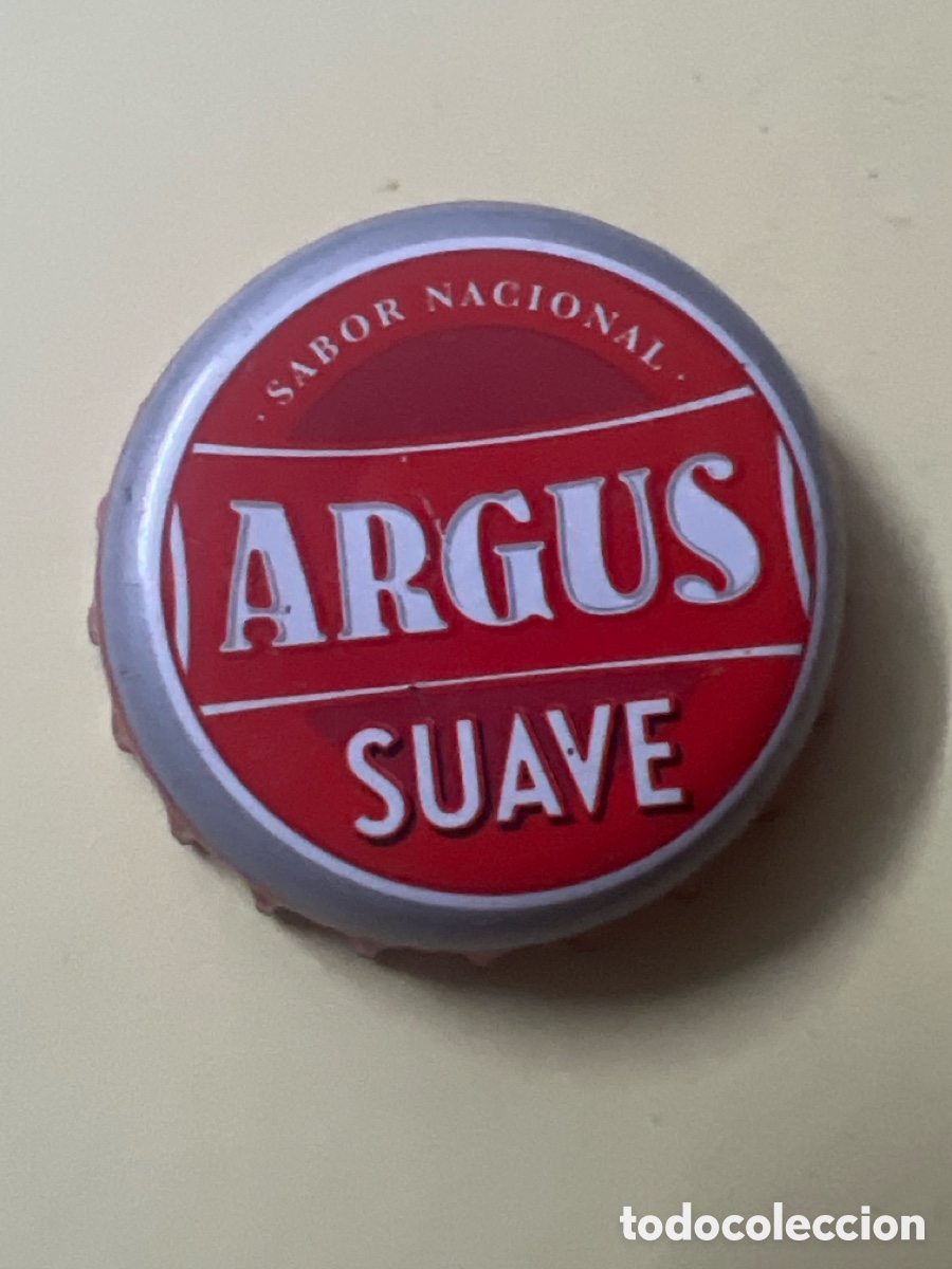 Coleccionismo de cervezas: T4/X14/i3. Chapa Cerveza Argus Suave