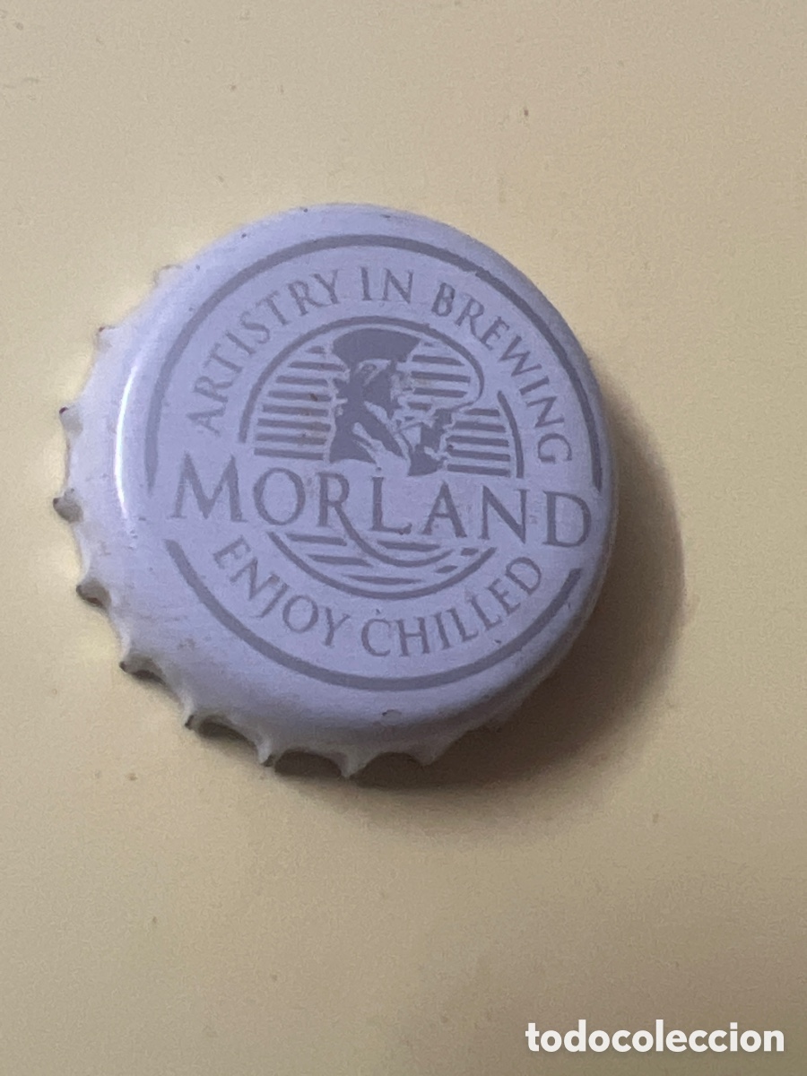 Collectable Beer: T4/X14/J3. BOTTLE CAP BEER CHAPA KRONKORKEN TAPPI CERVEZA MORLAND.REINO UNIDO.