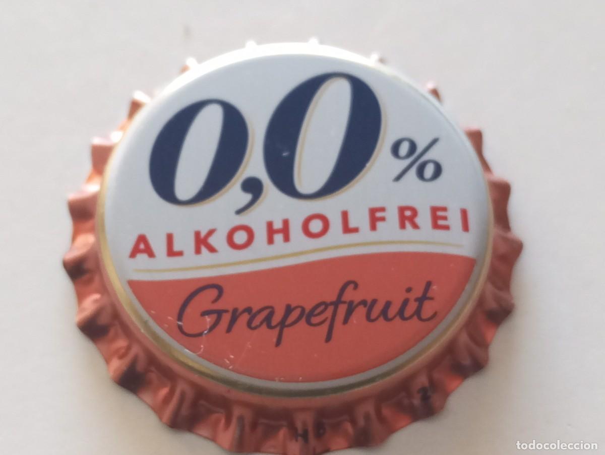 Coleccionismo de cervezas: Chapa tap&oacute;n corona NUEVO de la cerveza alemana BITBURGER 0,0% ALKOHOLFREI GRAPEFRUIT
