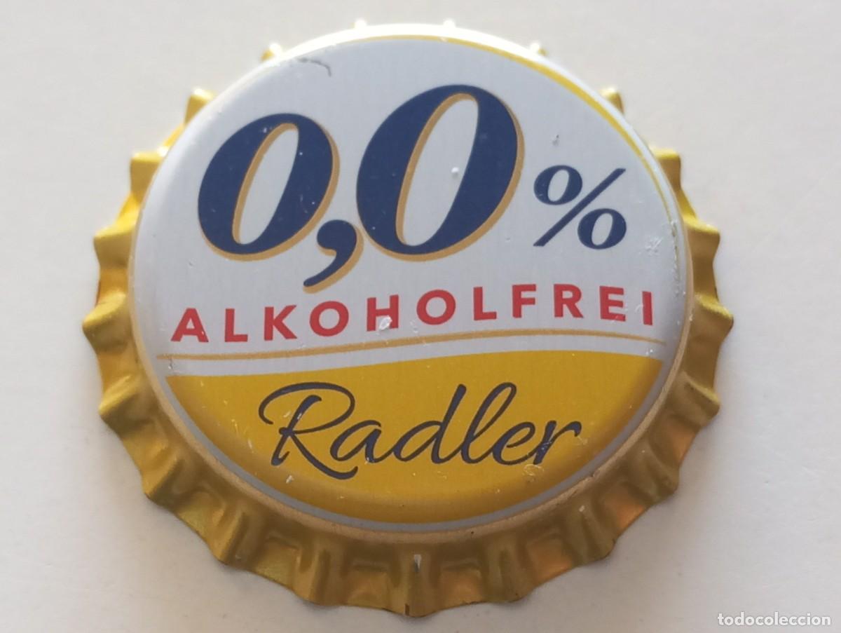 Coleccionismo de cervezas: Chapa tap&oacute;n corona NUEVO de la cerveza alemana BITBURGER 0,0% ALKOHOLFREI RADLER