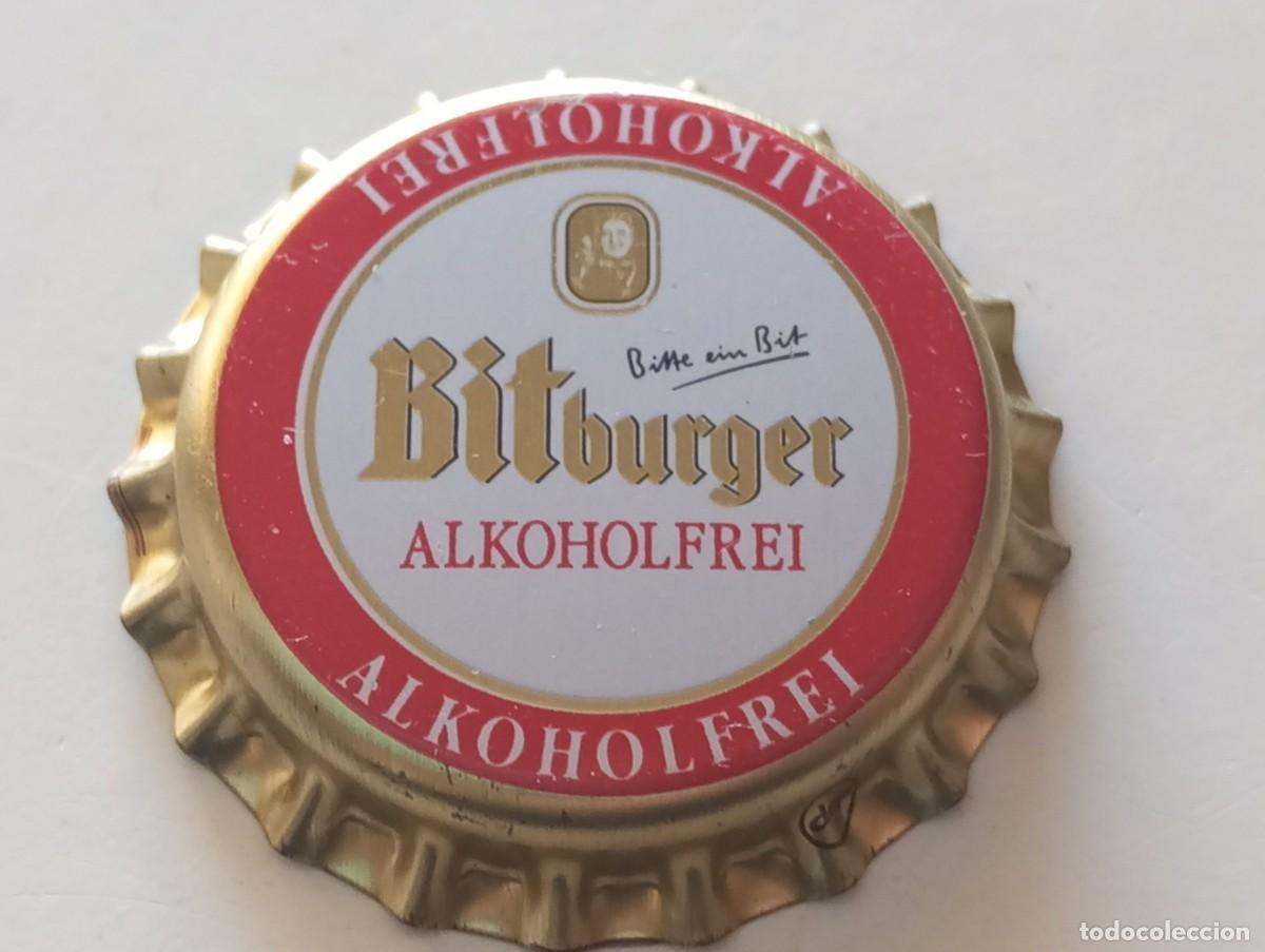 Collectionnisme de bi&egrave;res: Chapa tap&oacute;n corona NUEVO de la cerveza alemana BITBURGER ALKOHOLFREI
