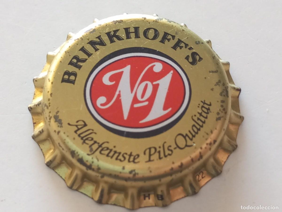 Coleccionismo de cervezas: Chapa tap&oacute;n corona NUEVO de la cerveza alemana BRINKHOFF'S N&ordm; 1 ALLERFEINSTE PILS-QUALIT&Auml;T