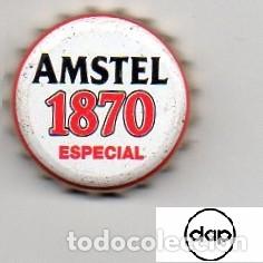 Coleccionismo de cervezas: chapa - cerveza - ESPA&Ntilde;A - Amstel 1870