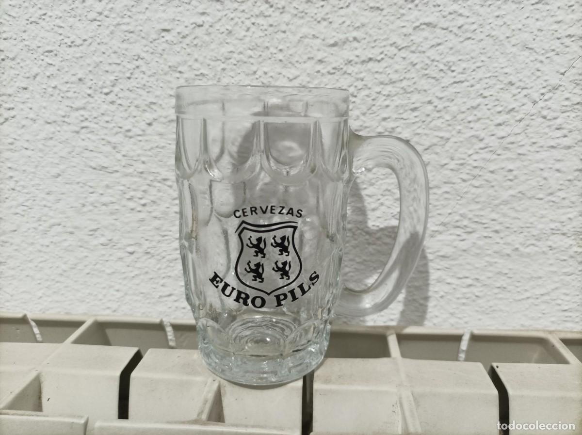 Coleccionismo de cervezas: Antigua jarra de cerveza euro pils