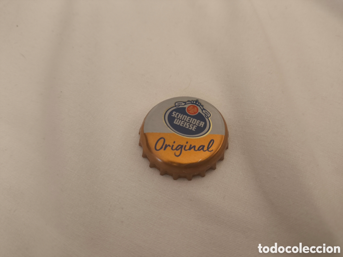 Coleccionismo de cervezas: Chapa Cerveza Schneider Weisse Original (RRK)
