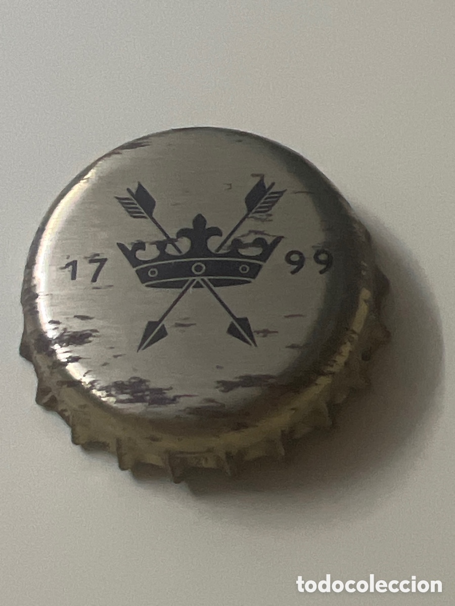 Coleccionismo de cervezas: T4/X15/D1. Tap&oacute;n corona cerveza 1799 de Greene King