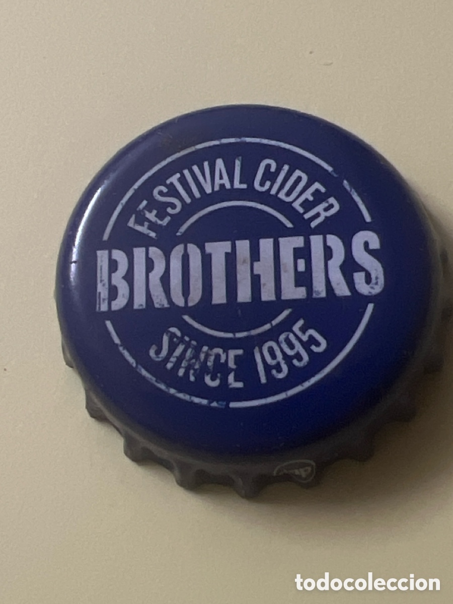Coleccionismo de cervezas: T4/X15/D5. CHAPA DE CERVEZA BROTHERS - FESTIVAL CIDER.