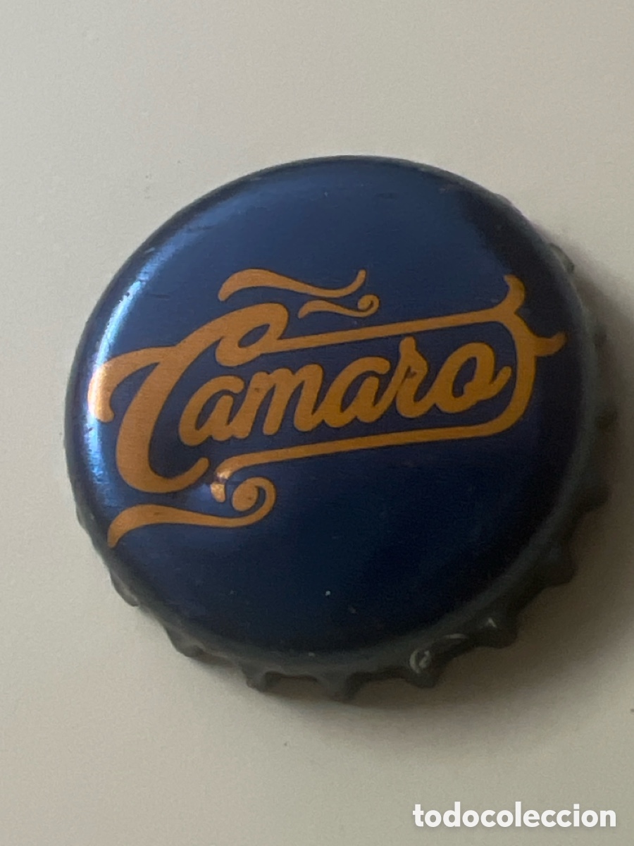 Coleccionismo de cervezas: T4/X15/E5. Chapa tap&oacute;n corona de la cerveza alemana CAMARO (Supermercados LIDL)