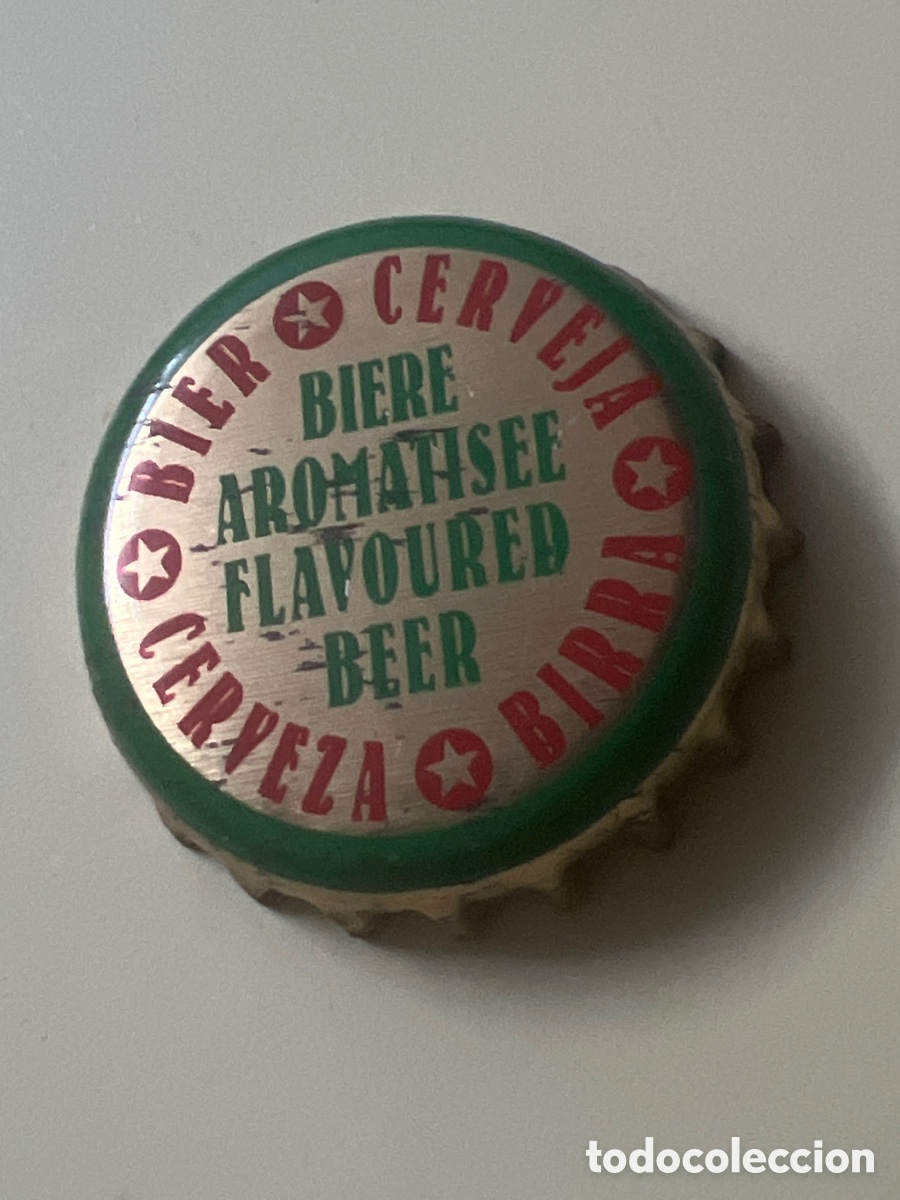 Coleccionismo de cervezas: T4/X15/E6. chapa tap&oacute;n corona de cerveza francesa, biere aromatisee flavoured beer