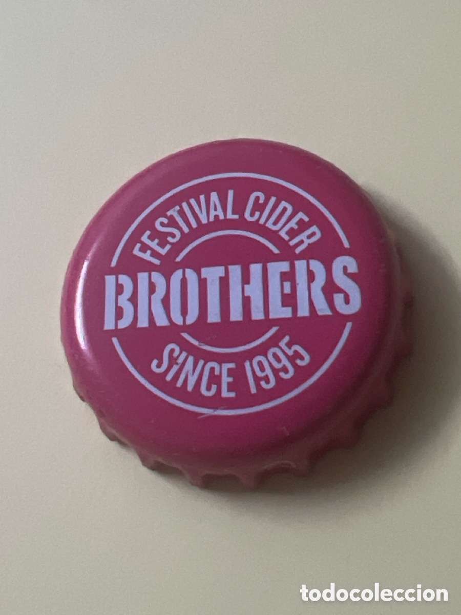 Coleccionismo de cervezas: R4/X15/F2. CHAPA CERVEZA - Brothers Festival Cider Beer Bottle Top Crown Caps Used Lager UK