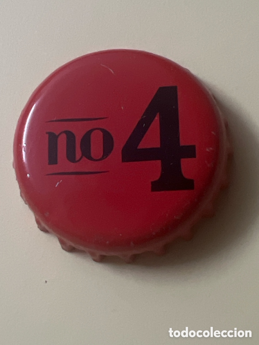 Coleccionismo de cervezas: T4/X15/F3. CHAPA CERVEZA - NO.4, RUBY ROOSTER