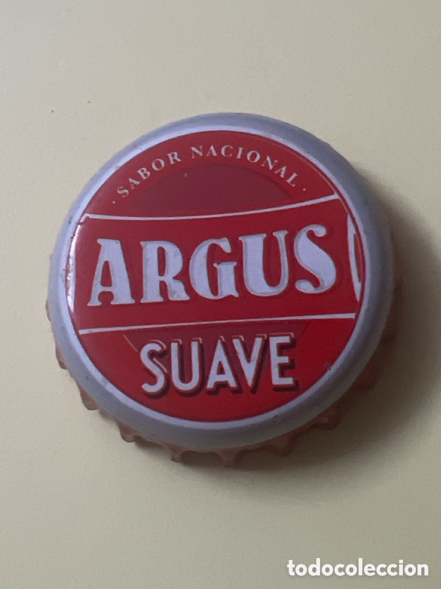 Coleccionismo de cervezas: T4/X15/F5. Chapa Cerveza Argus Suave