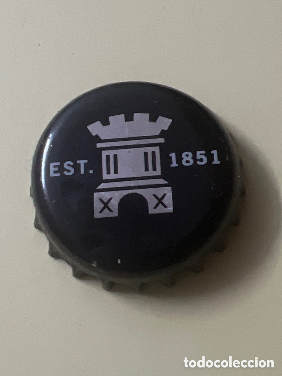 Coleccionismo de cervezas: T4/X15/G6. CHAPA CERVEZA St Austell Brewery Beer Bottle Top Crown Cap Used Black