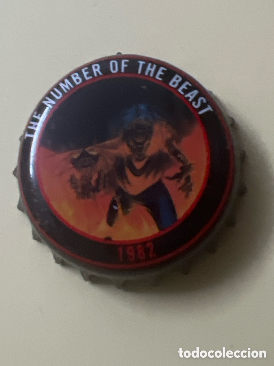 Coleccionismo de cervezas: T4/X15/H2. CHAPA BIRRA BIER CERVEZA TROOPER BEER IRON MAIDEN. ROBINSONS BREWERY. U.K