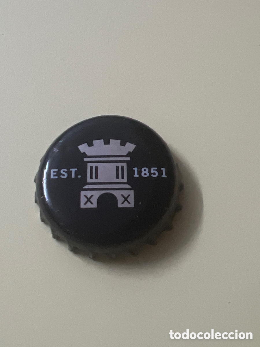 Coleccionismo de cervezas: T4/X15/H3. CHAOA CERVEZA St Austell Brewery Beer Bottle Top Crown Cap Used Black