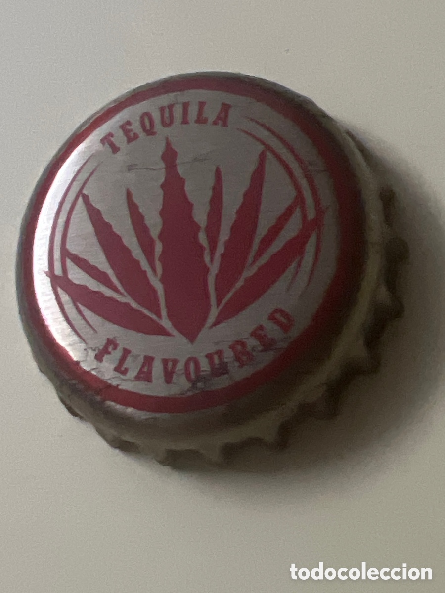 Coleccionismo de cervezas: T4/X15/H5. chapa tap&oacute;n corona de tequila flavoured