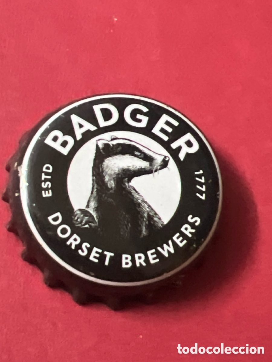 Coleccionismo de cervezas: T4/X15/J3. CHAPA CERVEZA - BADGER - REINO UNIDO